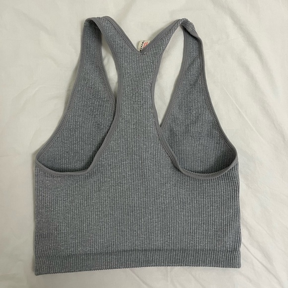 Grey Free People Movement Tank Top - Picture 2 of 3